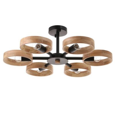 Люстра 1058/6BK E27 60Вт черный 70х70х55 см Люстра 1058/6BK E27 60Вт черный 70х70х55 см