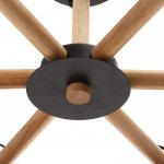 Люстра 1059/6BK E27 60Вт черный 70х70х55 см