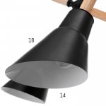 Люстра 1060/5BK E27 60Вт черный 73х73х60 см