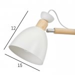 Люстра 1062/3WT E27 60Вт белый 55х55х50 см