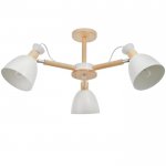 Люстра 1062/3WT E27 60Вт белый 55х55х50 см