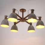 Люстра 1062/6WT E27 60Вт белый 85х85х50 см