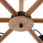 Люстра 1062/6BK E27 60Вт черный 85х85х50 см