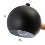 Люстра 1063/3BK E27 60Вт черный 65х65х50 см