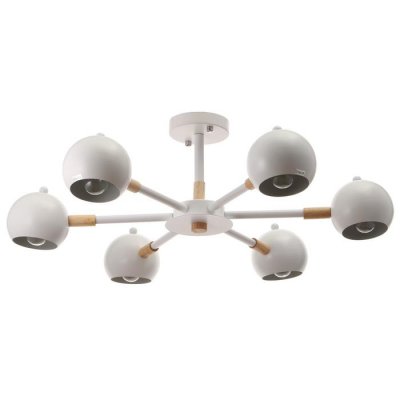 Люстра 1063/6WT E27 60Вт белый 75х75х50 см