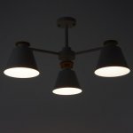 Люстра 1064/3WT E27 60Вт белый 75х75х50 см