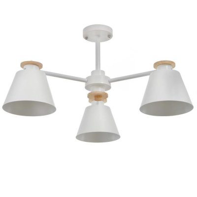 Люстра 1064/3WT E27 60Вт белый 75х75х50 см