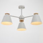 Люстра 1064/3WT E27 60Вт белый 75х75х50 см