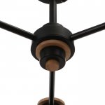 Люстра 1064/3BK E27 60Вт черный 75х75х50 см