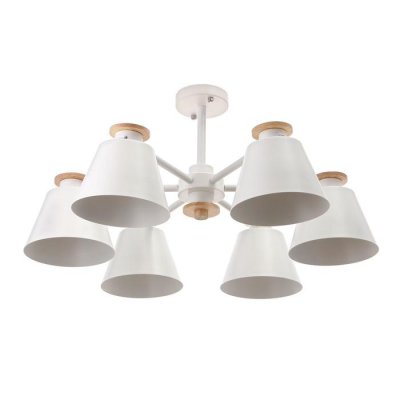 Люстра 1064/6WT E27 60Вт белый 75х75х50 см