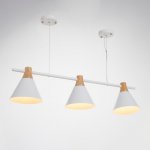 Люстра 1066/3WT E27 60Вт белый 90х20х90 см