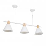 Люстра 1066/3WT E27 60Вт белый 90х20х90 см