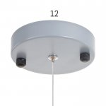 Люстра 1066/3GR E27 60Вт серый 90х20х90 см