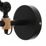 Бра 1068/1BK E27 60Вт черный 35х15х25 см