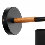 Бра 1070/1BK E27 60Вт черный 25х15х18 см