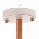 Люстра 1073/3WT E27 60Вт белый 72х72х50 см