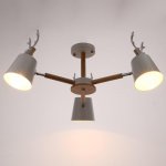 Люстра 1073/3WT E27 60Вт белый 72х72х50 см