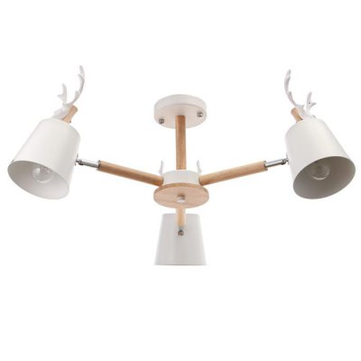 Люстра 1073/3WT E27 60Вт белый 72х72х50 см