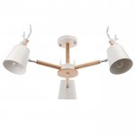 Люстра 1073/3WT E27 60Вт белый 72х72х50 см