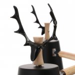 Люстра 1073/3BK E27 60Вт черный 72х72х50 см