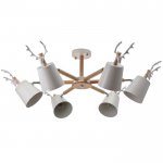 Люстра 1073/6WT E27 60Вт белый 85х85х50 см