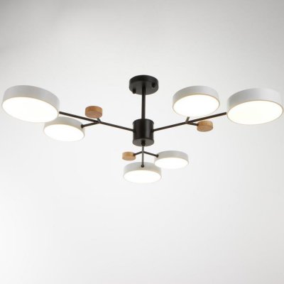 Люстра 1075/6WT LED 72Вт белый 98х98х60 см