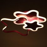 Люстра 1105/3PK LED 60Вт 4000К розовый