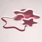 Люстра 1105/3PK LED 60Вт 4000К розовый