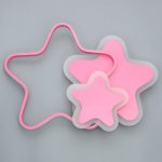 Люстра 1105/3PK LED 60Вт 4000К розовый