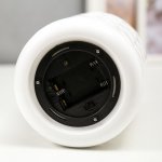 Ночник "Узоры" LED от батареек 3хААА белый 11,5х11,5х18 см