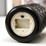 Ночник "Узоры" LED от батареек 3хААА черный 11,5х11,5х18 см
