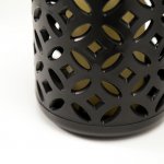 Ночник "Узоры" LED от батареек 3хААА черный 11,5х11,5х18 см