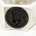 Ночник "Свечи" LED от батареек 3хААА белый 9,8х17,5х25 см