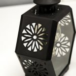 Ночник "Фонарь лофт" LED от батареек 3хААА черный 9,8х17,5х25 см