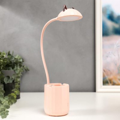 Лампа настольная c АКБ 16216/1PK LED 4Вт 3000/6000К USB розовый 8х8х44,5 см Лампа настольная c АКБ 16216/1PK LED 4Вт 3000/6000К USB розовый 8х8х44,5 см