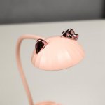 Лампа настольная c АКБ 16216/1PK LED 4Вт 3000/6000К USB розовый 8х8х44,5 см