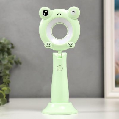 Лампа настольная c АКБ 16220/1 16хLED 4Вт 3000/6000К USB зеленый 7,8х9,5х24 см