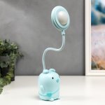 Лампа настольная c АКБ 16222/1 LED 4Вт 3 режима USB желтый 7,5х8,5х43 см МИКС