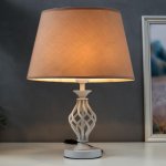 Лампа настольная 16229/1WT Е27 40Вт белый 35х25х42 см