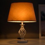 Лампа настольная 16229/1WT Е27 40Вт белый 35х25х42 см