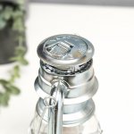 Ночник "Летучая мышь" 12LED 2хR20 серебристый 12х15,5х24см