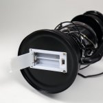 Ночник "Летучая мышь" 12LED 2хR20 черный 12х15,5х24см