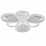 Люстра с ПДУ 1152/6 LED 178Вт 3000-6000К диммер белый 65х65х8 см