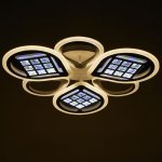 Люстра с ПДУ 1152/6 LED 178Вт 3000-6000К диммер белый 65х65х8 см