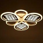 Люстра с ПДУ 1152/6 LED 178Вт 3000-6000К диммер белый 65х65х8 см