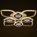 Люстра с ПДУ 1153/8 LED 208Вт 3000-6000К диммер белый 72х72х10 см