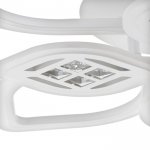 Люстра с ПДУ 1153/8 LED 208Вт 3000-6000К диммер белый 72х72х10 см