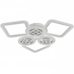 Люстра с ПДУ 1157/6WT LED 144Вт 3000-6000К диммер белый 73х73х10 см