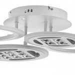 Люстра с ПДУ 1158/4WT LED 116Вт 3000-6000К диммер белый 63х45х12 см