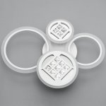 Люстра с ПДУ 1158/4WT LED 116Вт 3000-6000К диммер белый 63х45х12 см